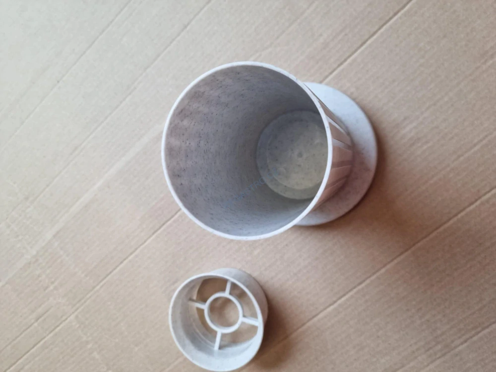 Váza na hrob Rovná se závažím 21,6 cm, mramorová, 1 ks