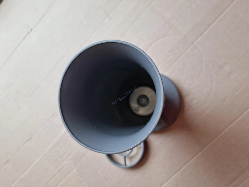 Váza na hrob se závažím Kalich 23,4 cm - tmavě šedá