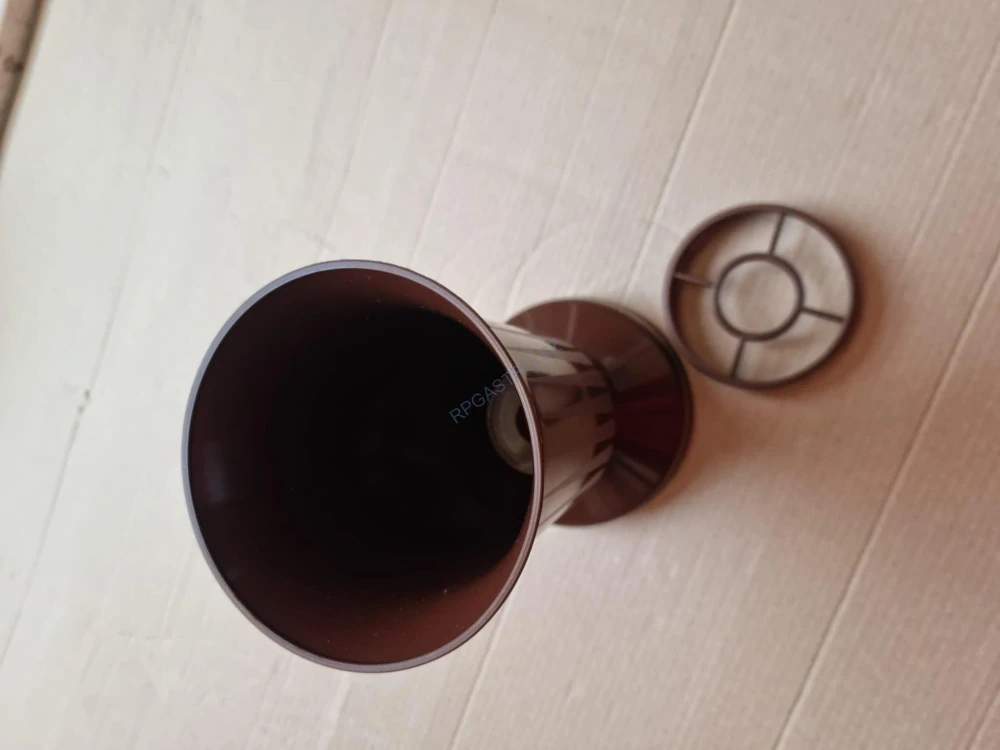 Váza na hrob se závažím Kalich 23,4 cm - hnědá