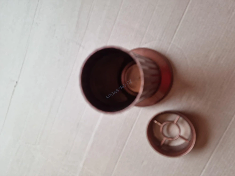 Váza na hrob Rovná se závažím 21,6 cm, měděná