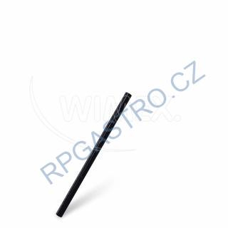 Slámky černé JUMBO bio-kompozit, pr. 8 mm x 21cm, [100 ks] (40519 - 8B)