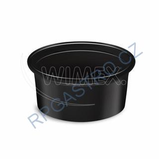 Dresinková miska černá 80 ml (PP) [50 ks] (PP322)