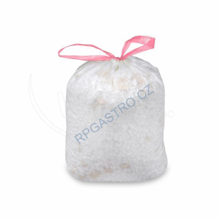 Pytle na odpadky 120 l zatahovací bílé 70 x 100 cm [10 ks] (69488)