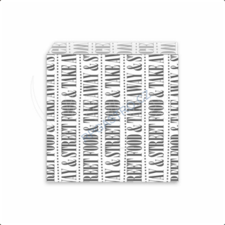 Papírové sáčky na hamburger 16 x 17 cm nepromastitelné [500 ks] (71546)