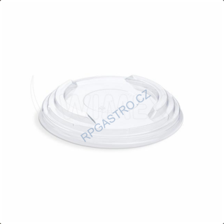 Víčko průhledné (rPET) pro papírové misky Ø150 mm [50 ks] (82710)