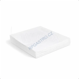 Ubrousky 2-vrstvé 40 x 40 cm bílé [250 ks] (88200)