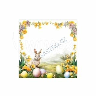 Velikonoční ubrousky 3-vrstvé 33 x 33 cm (PAP - FSC Mix), 20 ks (83102 - CH3N)