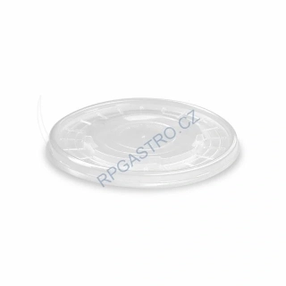 Víčko průhledné (PP) pro horké jídlo, pro papírové misky Ø150 mm [50 ks] (82702)