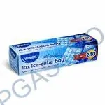 Sáček na led (LDPE) samozavírací pro 24 kostek [10 ks]  - (68842 - P1,5D)